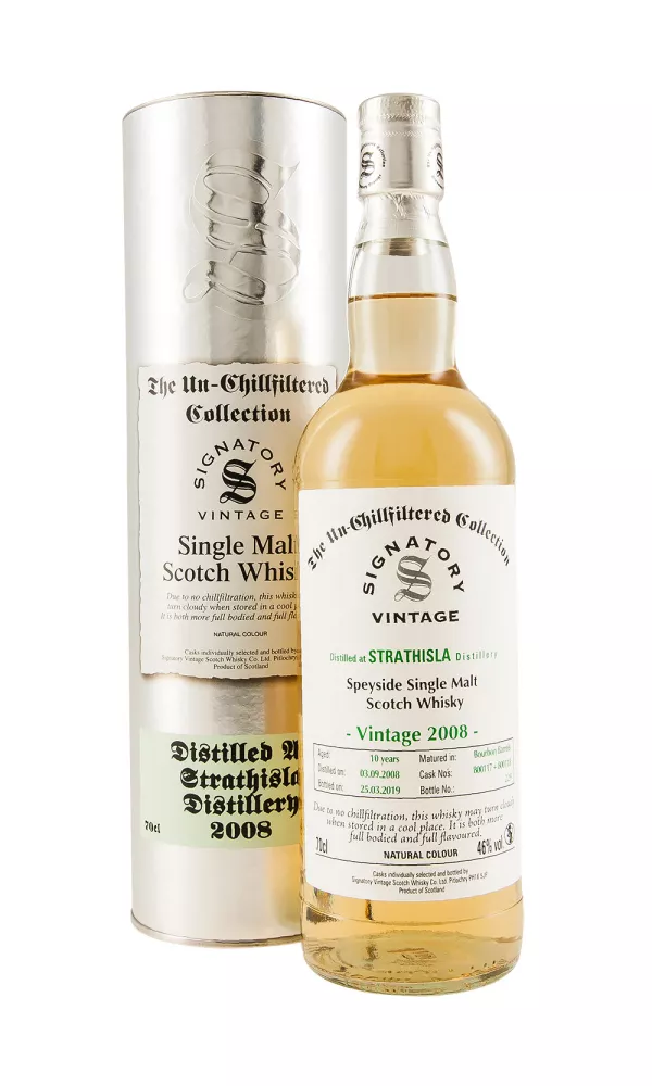 Strathisla 10 Year Old Signatory Un-Chillfiltered Strathisla 10 Year Old Signatory Un-Chillfiltered