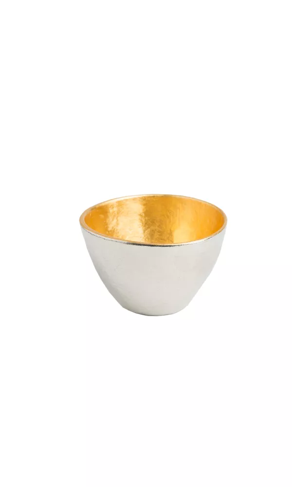 Gold Tin Sake Cup Gold Tin Sake Cup