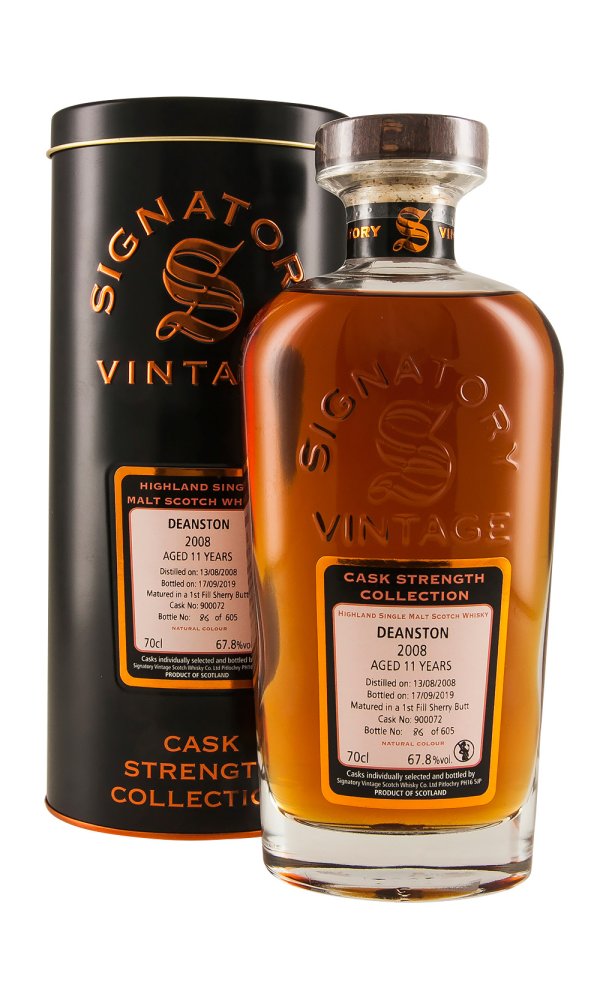 Deanston 11 Year Old Signatory Cask Strength
