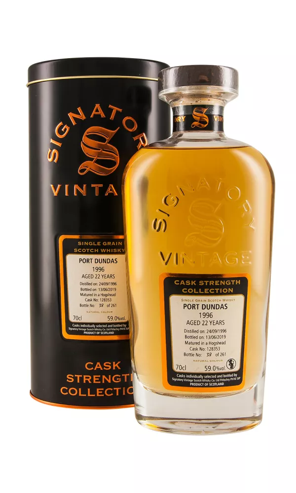 Port Dundas 22 Year Old Signatory Cask Strength Port Dundas 22 Year Old Signatory Cask Strength