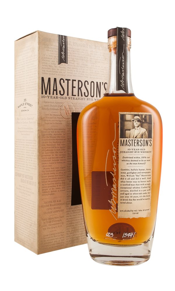 Mastersons Rye 10 Year Old