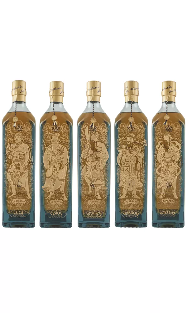 Johnnie Walker Blue Label Chinese Mythology Collection 5 x 75cl Johnnie Walker Blue Label Chinese Mythology Collection 5 x 75cl