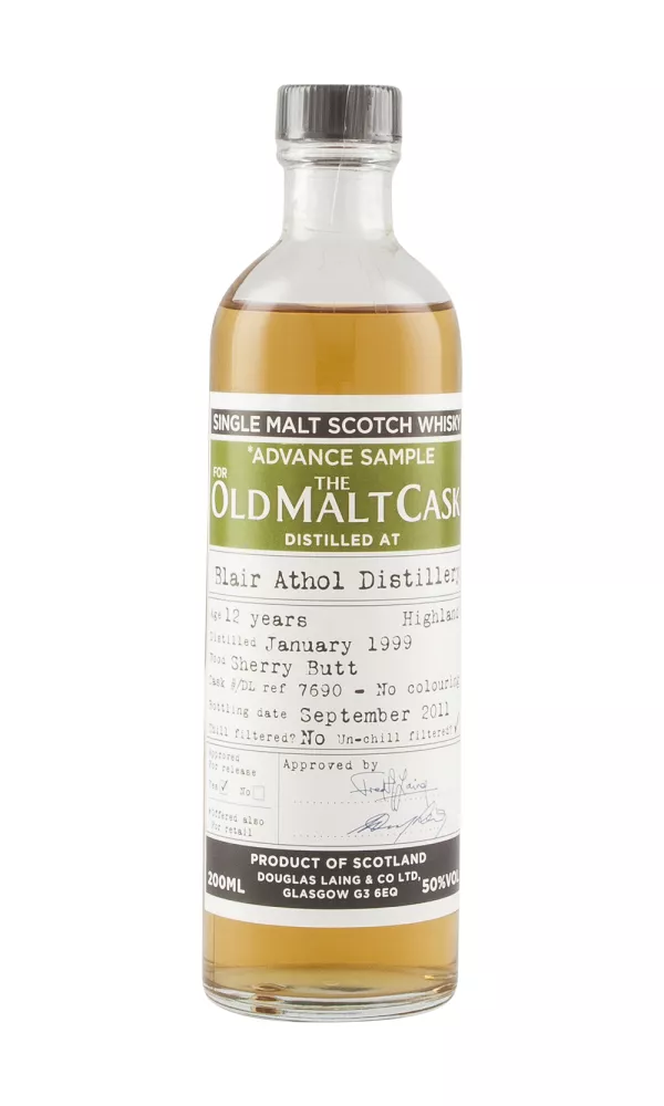 Blair Athol 12 Year Old 20cl Old Malt Cask Blair Athol 12 Year Old 20cl Old Malt Cask