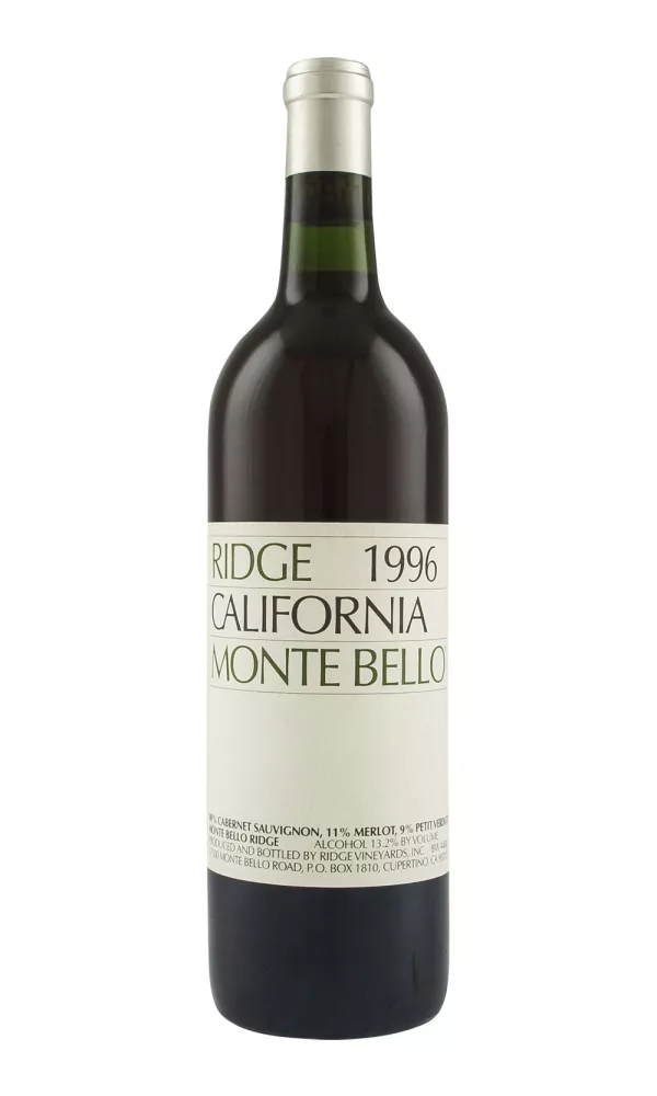 Ridge Monte Bello Cabernet Sauvignon Ridge Monte Bello Cabernet Sauvignon