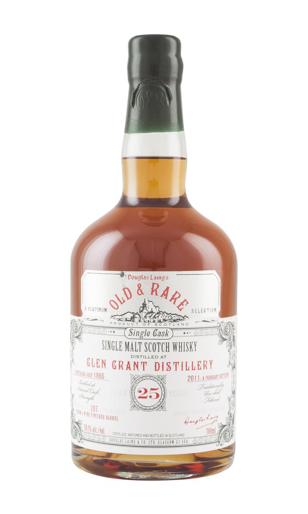 Glen Grant Wine Finished Old and Rare 25 Year Old