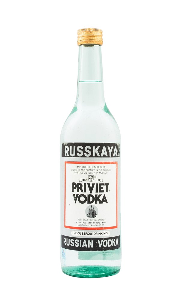 Russkaya Priviet Vodka c. 1990s