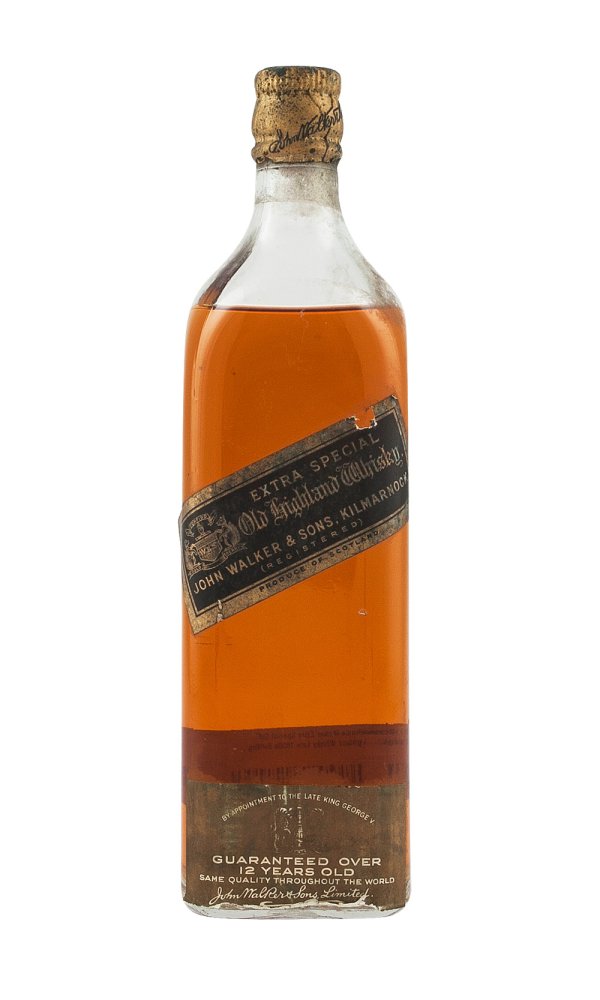 Johnnie Walker Extra Special Old Highland Whisky c. Late 1930s