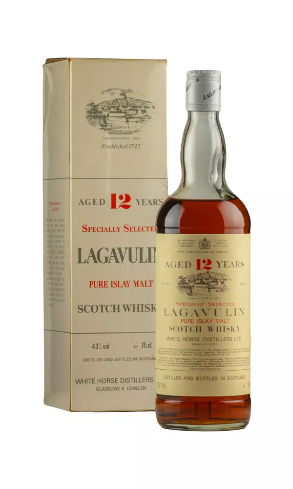Lagavulin 12 Year Old White Horse Distillers c. 1970s Lagavulin 12 Year Old White Horse Distillers c. 1970s
