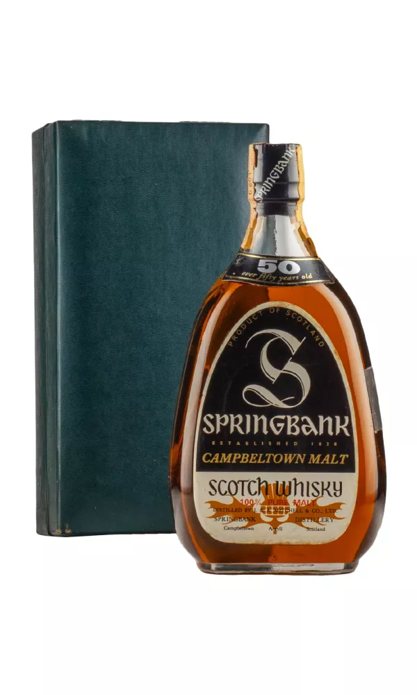 Springbank 50 Year Old Oval Bottle Springbank 50 Year Old Oval Bottle