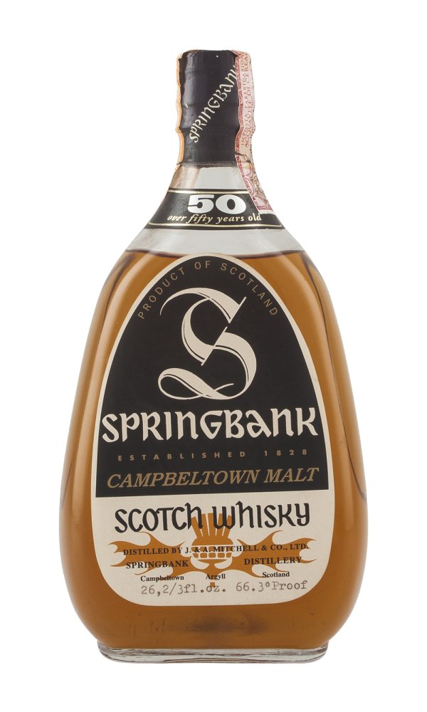 Springbank 50 Year Old Oval Bottle