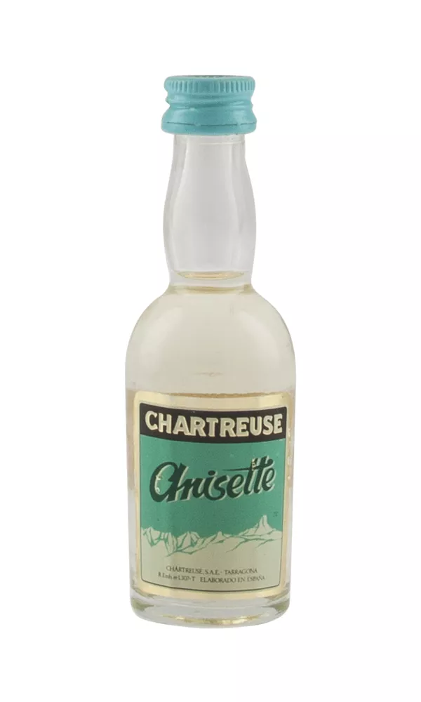 Anisette Chartreuse Tarragona c. 1970`s Miniature Anisette Chartreuse Tarragona c. 1970`s Miniature