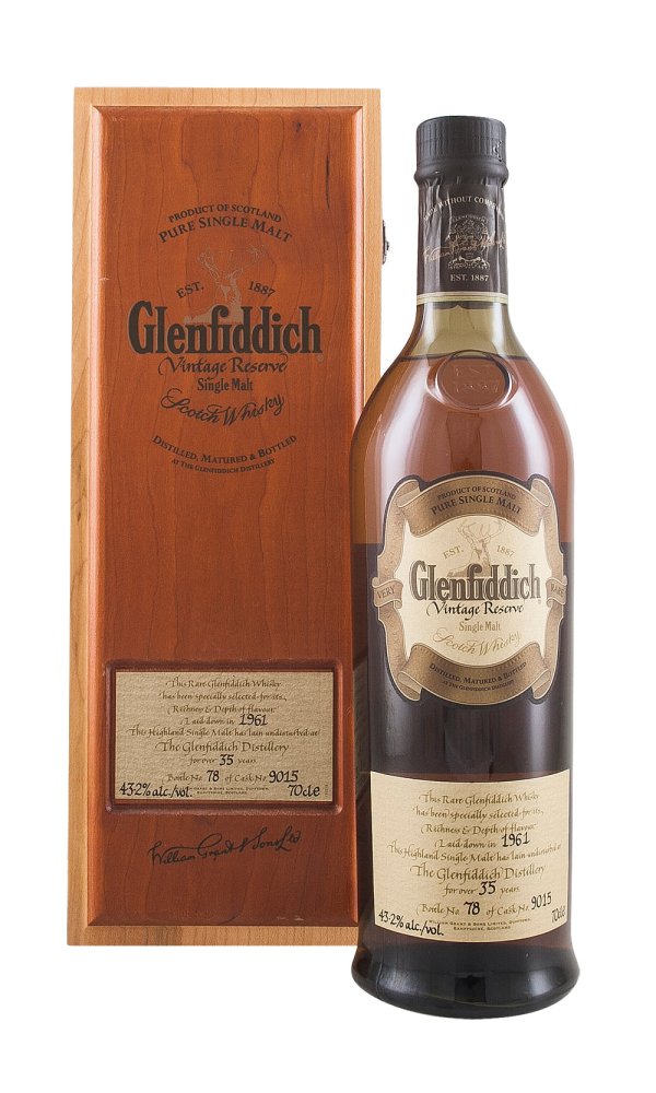 Glenfiddich 35 Year Old Vintage Reserve Cask 9015