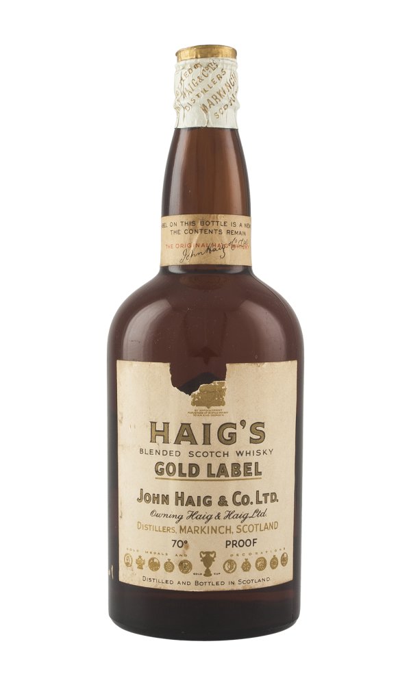 Haig Gold Label Pre 1952 Bottling