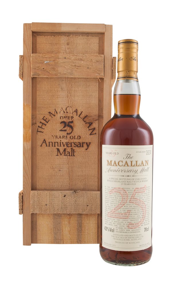 Macallan 25 Year Old Anniversary Malt
