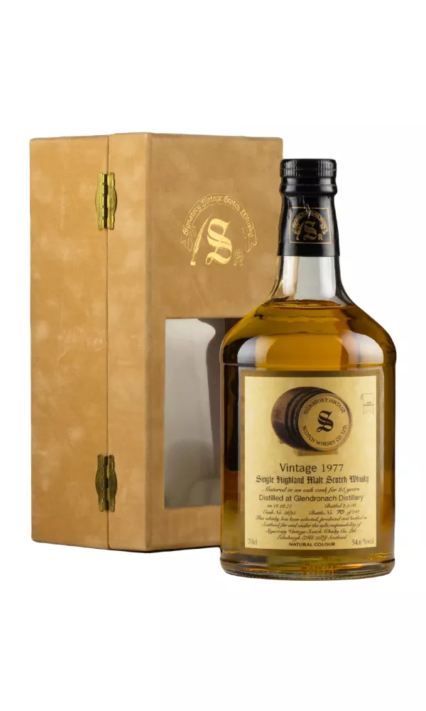 Glendronach 25 Year Old Signatory Vintage Glendronach 25 Year Old Signatory Vintage