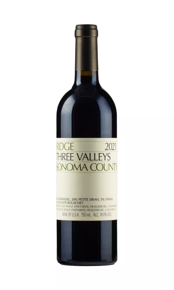 Ridge Three Valleys Zinfandel Ridge Three Valleys Zinfandel
