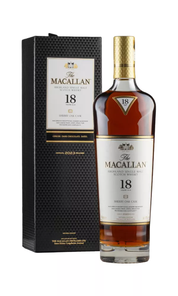 Macallan 18 Year Old Sherry Oak (2023 Release) Macallan 18 Year Old Sherry Oak (2023 Release)