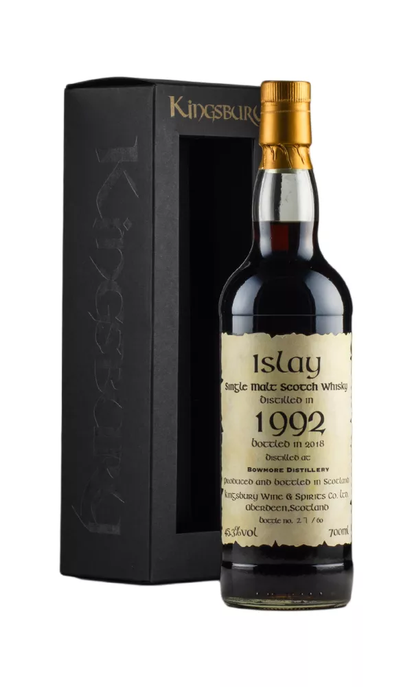 Bowmore 25 Year Old Kingsbury Celtic Label Bowmore 25 Year Old Kingsbury Celtic Label
