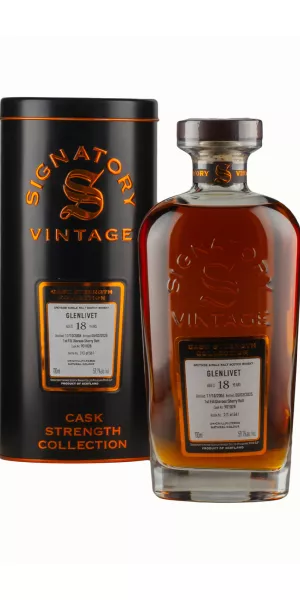 Glenlivet 18 Year Old Cask Strength Collection Signatory