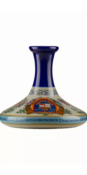 Pussers British Navy Rum The Nelson Ships Ceramic Decanter