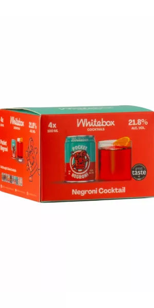 Whitebox Pocket Negroni 4 x 10cl