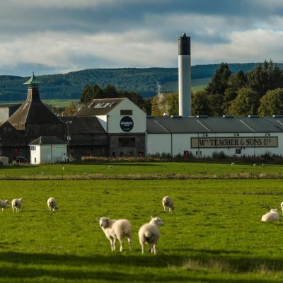 Ardmore distillery in a beautiful rural setting
