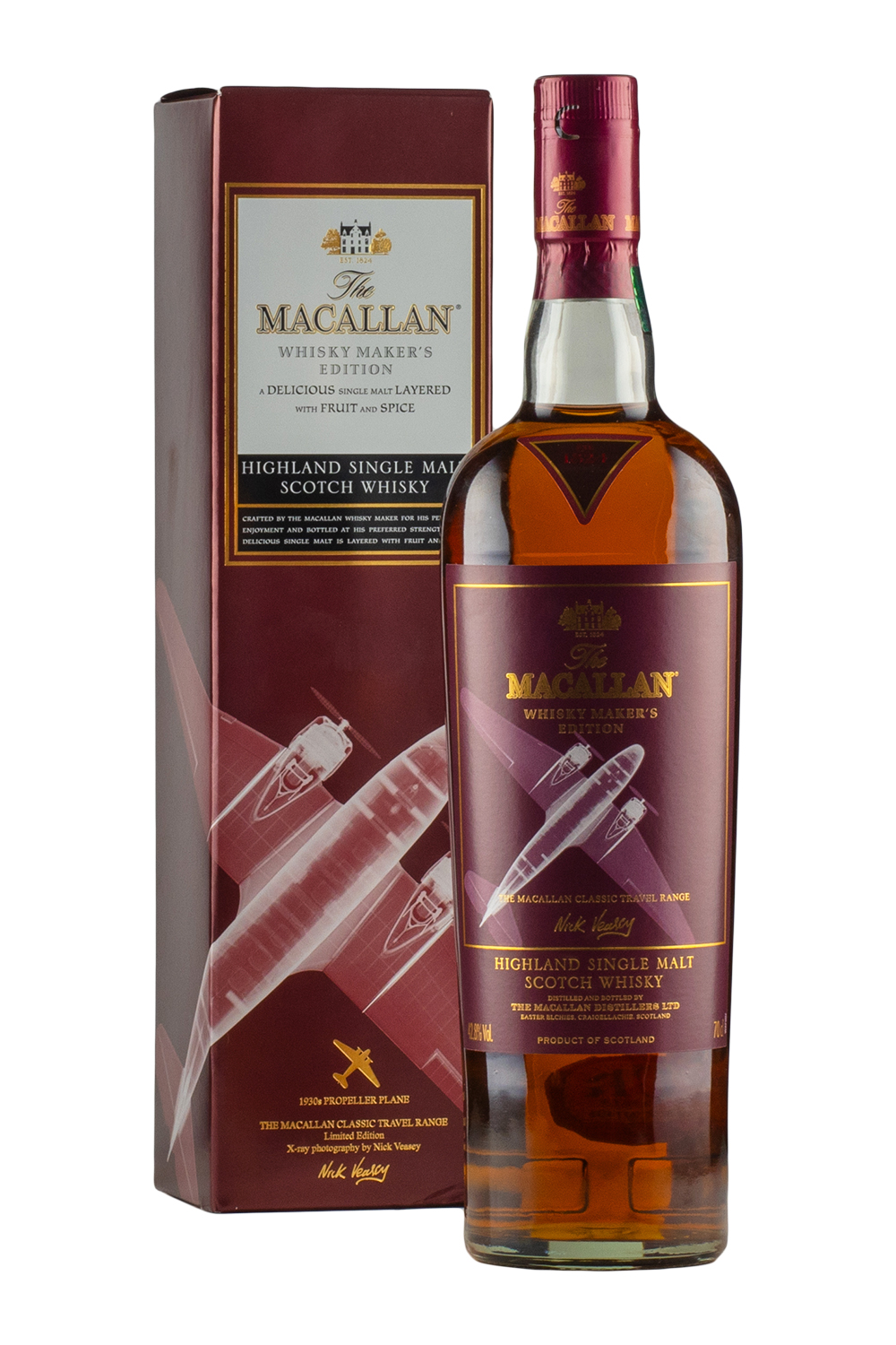 Macallan Whisky Maker`s Edition 1930s Propeller Plane / Nick Macallan Whisky Maker`s Edition 1930s Propeller Plane / Nick