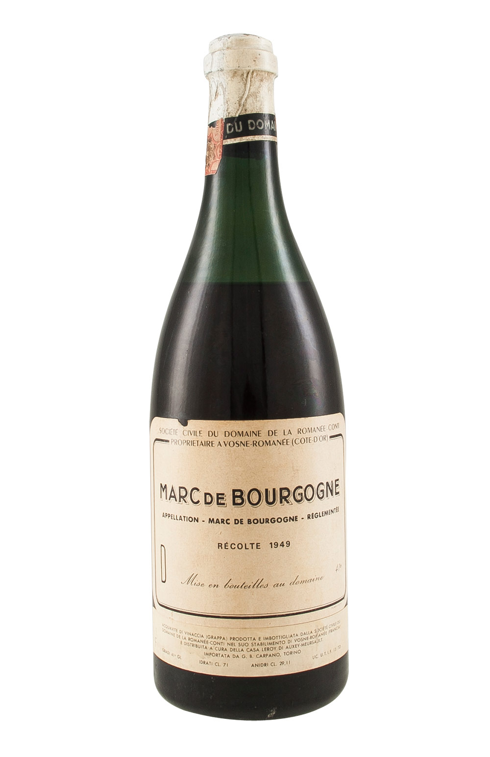 Marc de Bourgogne DRC 1949 | Hedonism Wines