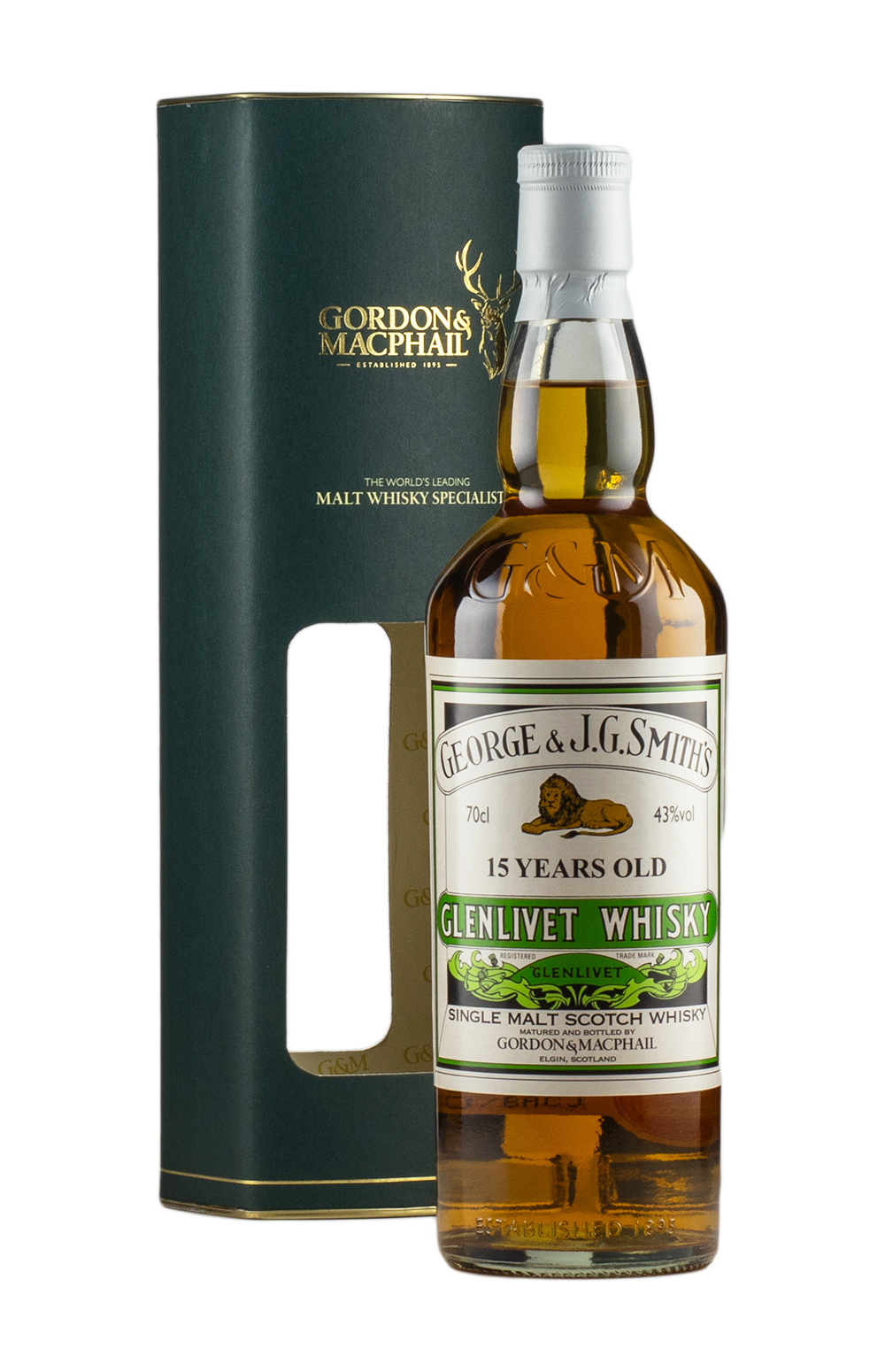 Glenlivet 15 Year Old Gordon & MacPhail c.1980s | Hedonism Wines Glenlivet 15 Year Old Gordon & MacPhail c.1980s | Hedonism Wines