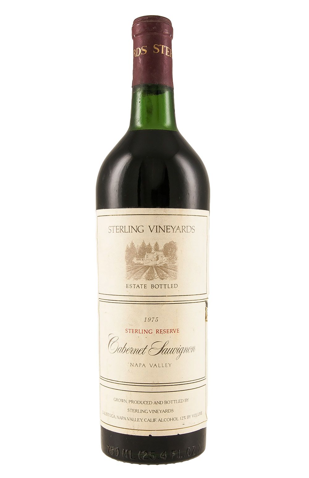 Buy Sterling Vineyards Reserve Cabernet Sauvignon 1975 California