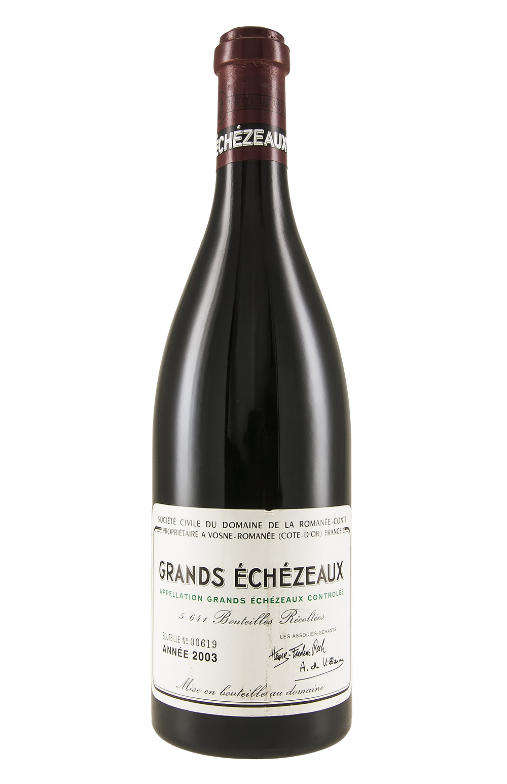 DRC Grands Echezeaux 2003 DRC グラン エシェゾー 2003｜飲料