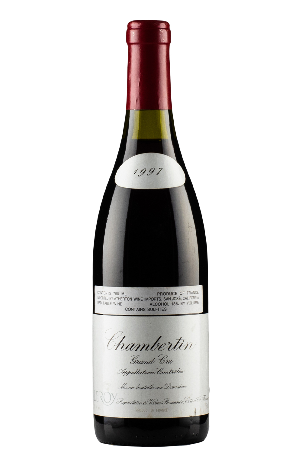 Chambertin Domaine Leroy 1997 | Hedonism Wines